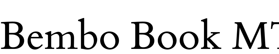 Bembo Book MT Pro Font Download Free